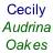 Cecily  Audrina  Oakes