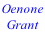 Oenone  Grant